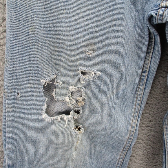 Vintage 1990's Levi's 550 Women's Relaxed Fit Tapered Leg Blue Jeans - Picture 3 of 15